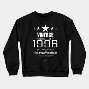 Vintage 1996 - Birthday Gift Crewneck Sweatshirt